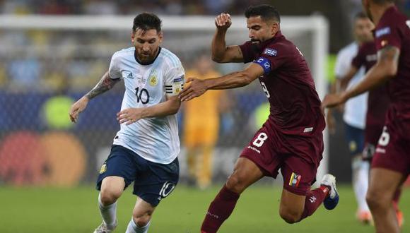 Argentina derrotó a Venezuela 3 goles por 1