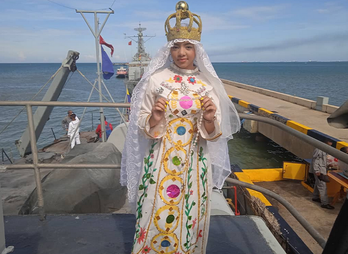 En Fotos| Armada y pescadores rindieron homenaje a su protectora: la Virgen del Valle