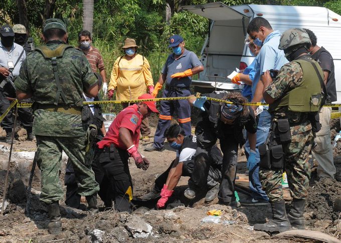 Descubren fosa clandestina en el norte de México