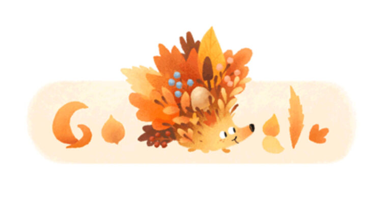 ¡Adiós verano, hola otoño! Google lo celebra con un tierno doodle
