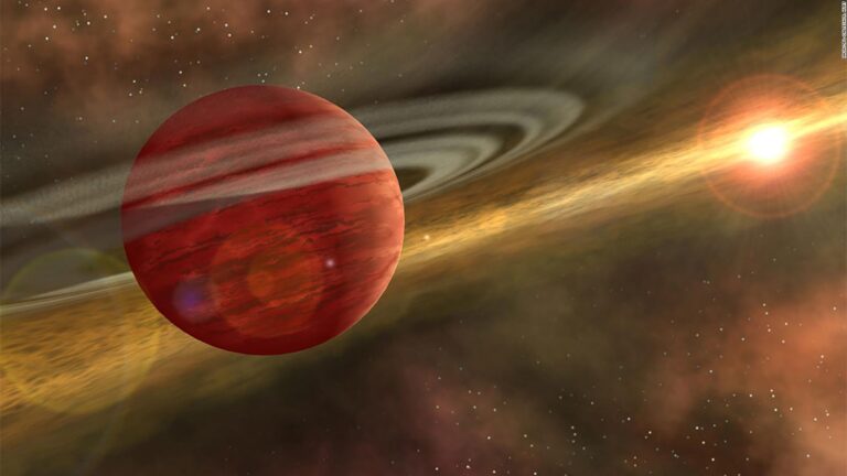 Captaron una inusual imagen de un exoplaneta bebé a 400 años luz de distancia
