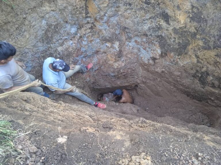 Hombre cavó su propia tumba en Churuguara