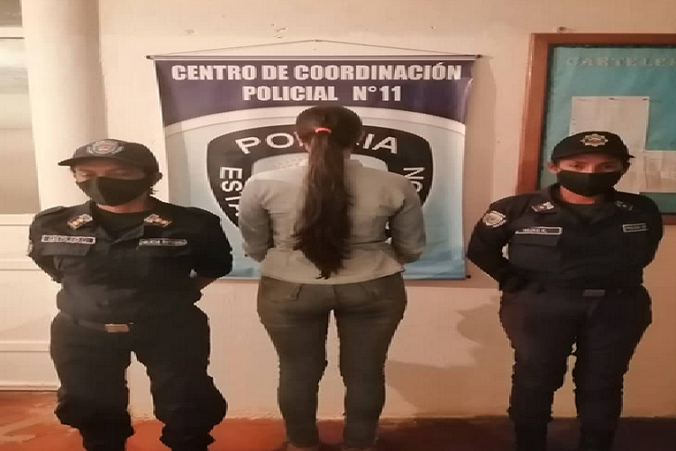 Capturada estudiante por ultraje a funcionario policial y resistencia a la autoridad