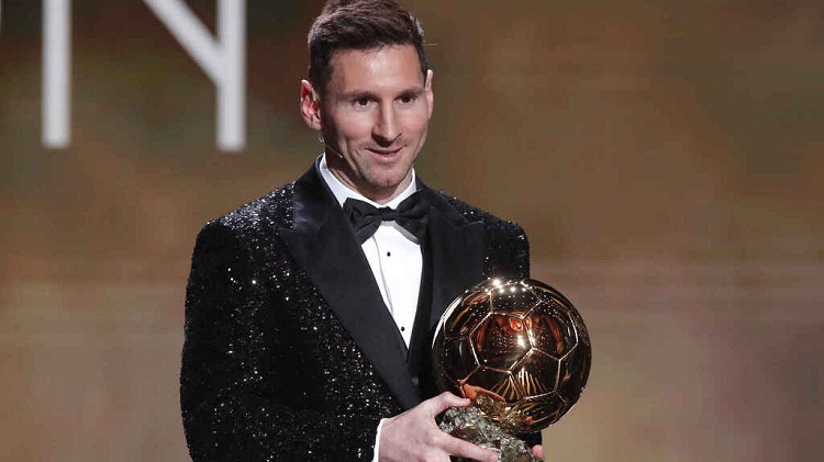 Messi gana el Balón de Oro a mejor jugador del año 2021