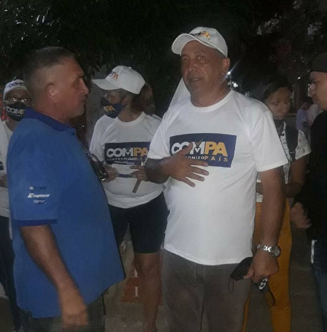 Compa Carirubana salió a la calle con Raumel Guerrero, candidato a la alcaldía