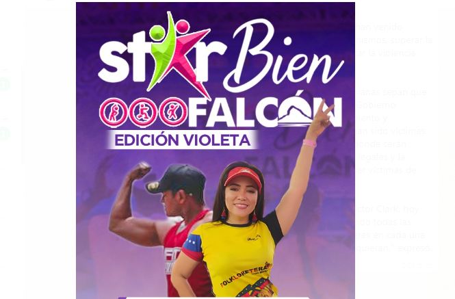 Star Bien Falcón edición violeta elevará un mensaje contra la violencia a la mujer