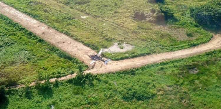 CEOFANB destruye dos avionetas con drogas procedentes de Colombia (Fotos)