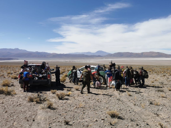 41 venezolanos perdidos en desierto chileno fueron rescatados