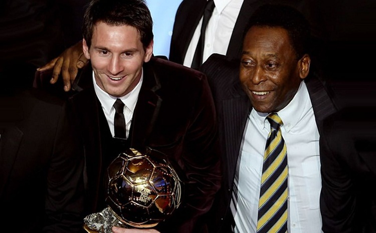 El mensaje de Pelé para Messi por ganar su séptimo Balón de Oro