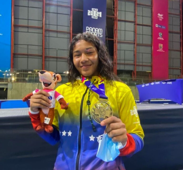 La falconiana Astrid Montero, campeona de los 62 kilogramos en Panamericanos Junior Cali