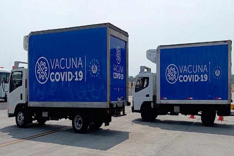Donan a Venezuela seis camiones para transportar vacunas anti-covid