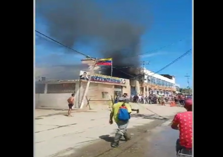 Sede de la PNB en Tucacas sufre un incendio