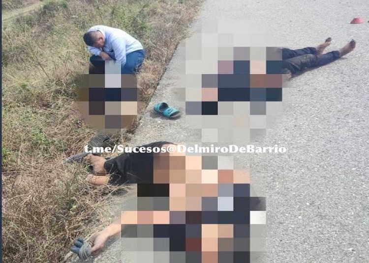 Tres cadáveres fueron hallados en una carretera en Aragua