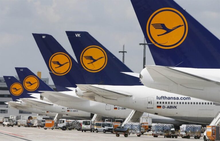 Más de 800 vuelos cancelados por huelga de pilotos de Lufthansa