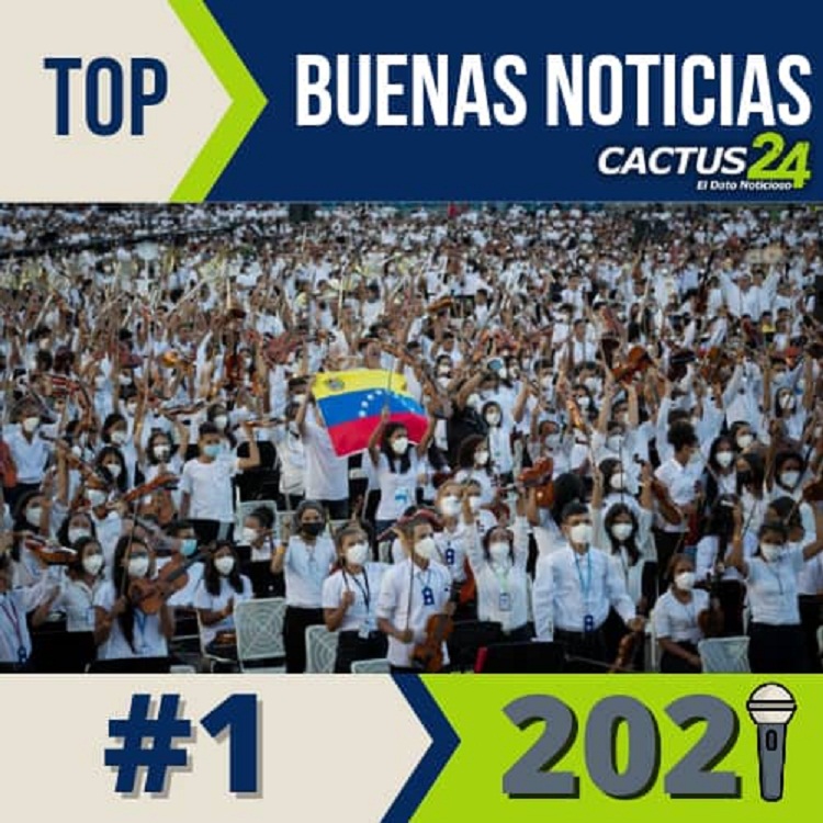 TOP21 Buenas Noticias del 2021: #1 Venezuela logró récord Guinness a la orquesta más grande del mundo