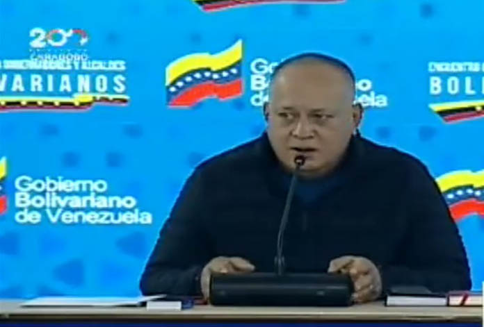 Cabello a miembros de la oposición: creen que van a seguir robando, no vayan a salir corriendo