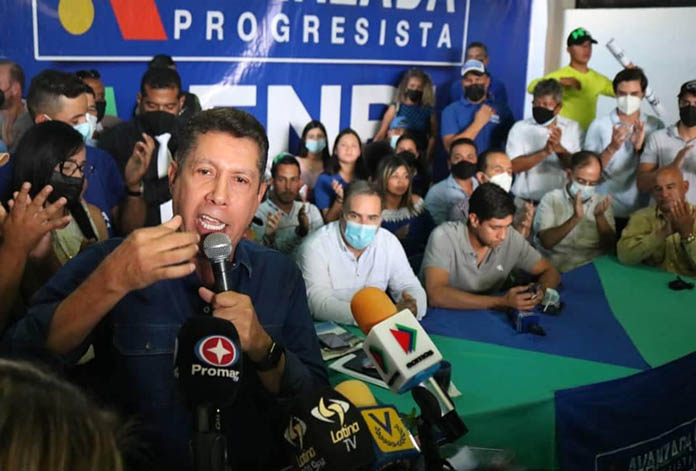 Henri Falcón: “Si repiten elecciones en Barinas por inhabilitación de candidato, igualito hay que repetirlas en LARA”
