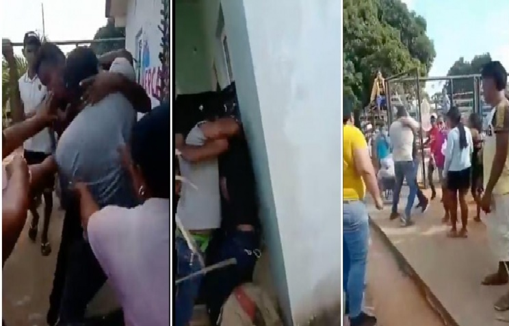 Trifulca entre vecinos y Líderes de calle por las bolsas Clap en Zulia