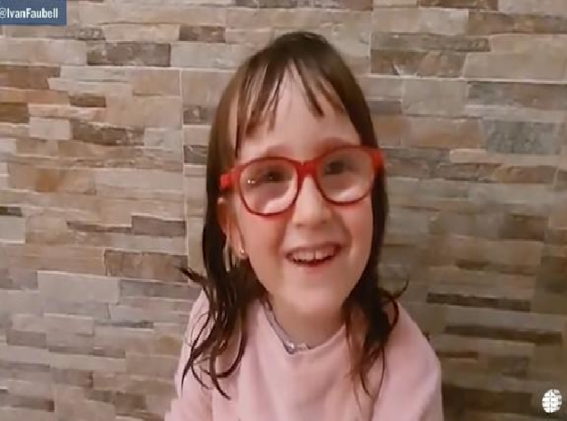 Vera, la niña que murió por accidente en castillo inflable, es despedida por su padre con emotivo video