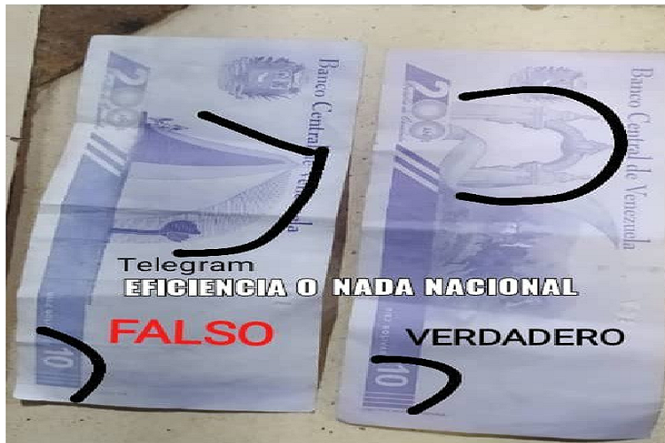 Alertan sobre presunta falsificación de billetes de 10 bolívares
