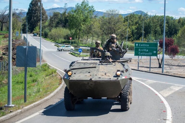 Chile prorroga militarización de cuatro provincias del sur