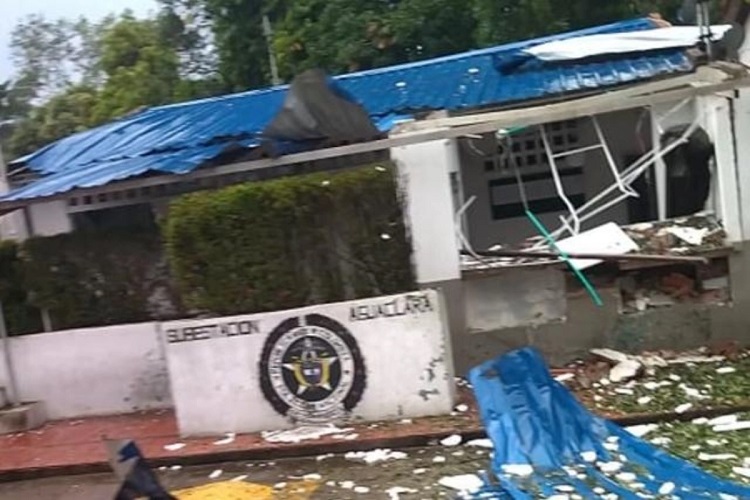 Ataque con explosivos destruyó estación de Policía en Cúcuta