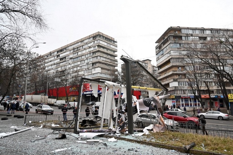 Revelan las primeras imágenes del ataque en Ucrania
