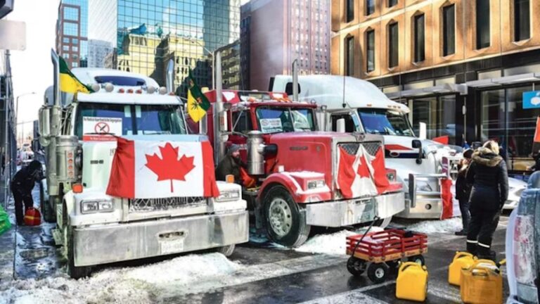 El alcalde de Ottawa declara estado de emergencia ante las protestas de camioneros