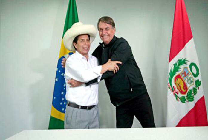 Jair Bolsonaro y Pedro Castillo afinan “alianza estratégica”