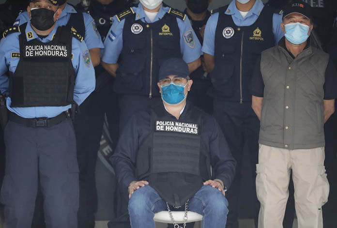 Expresidente hondureño Juan Orlando Hernández es capturado tras la petición de extradición a EE.UU. por narcotráfico