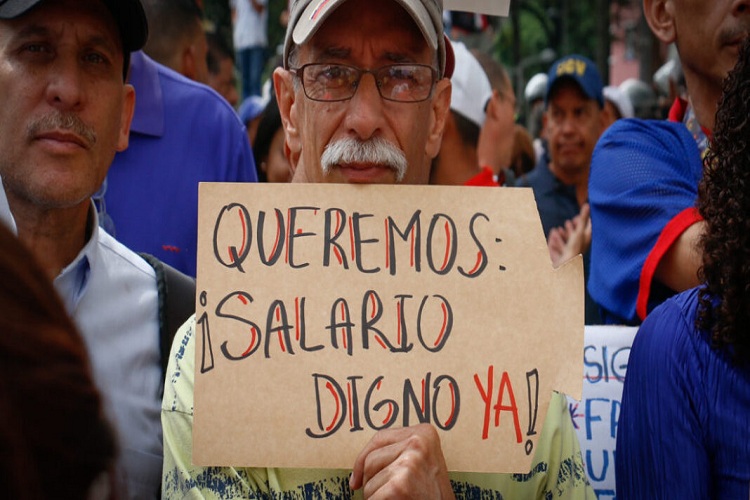 Pancartazo por derechos laborales en todo el país convoca «Salvemos Venezuela»
