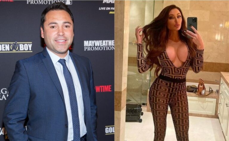 Óscar de la Hoya celebra su cumpleaños con poca ropa junto a su novia