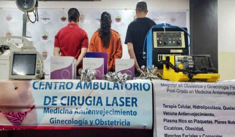Detienen a falsos cirujanos plásticos en Bolívar