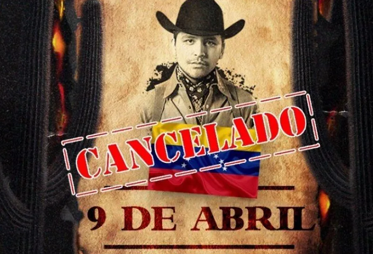 Christian Nodal canceló su concierto en Venezuela
