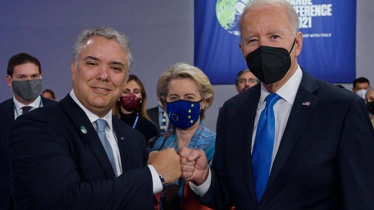 Duque le dice a Biden que Colombia tiene más capacidad que Venezuela de suministrar petróleo a EE.UU.
