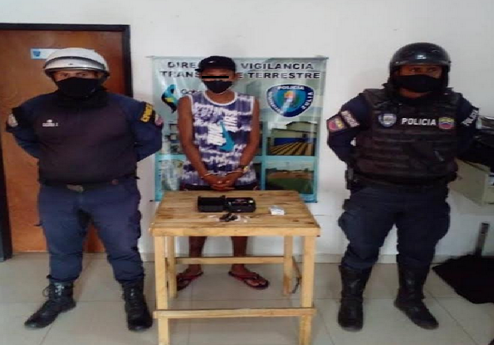 Capturado en Maracaibo con envoltorios de presunta marihuana camufladas en un equipo de sonido