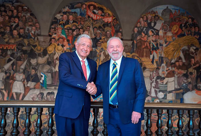 Lula da Silva se reúne con AMLO en México
