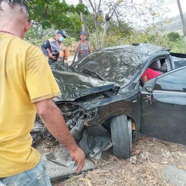 Una trujillana fallecida y dos heridos deja accidente de tránsito en Yaracuy