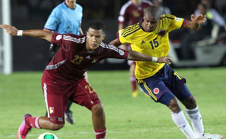 La Vinotinto enfrenta a Colombia en el estadio Cachamay