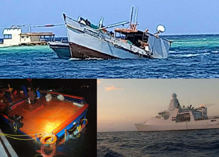 Un barco pesquero con droga tripulado por 6 venezolanos es interceptado en Aruba
