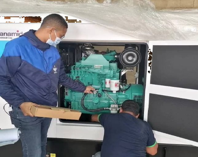 Llega a Falcón generador de electricidad de 75 KVA