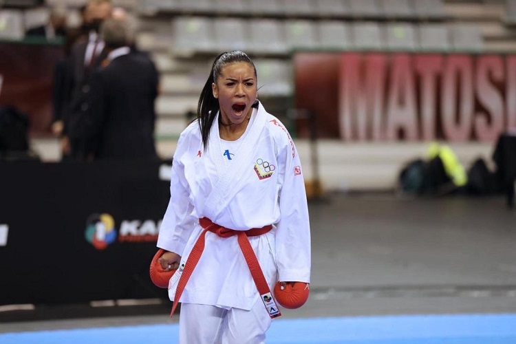 Yorgelis Salazar conquistó este domingo la medalla de oro en la Premier League de Karate