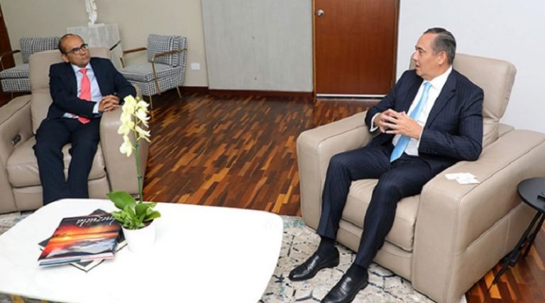 Presidente del TSJ sostuvo encuentro con el embajador de Perú en Venezuela