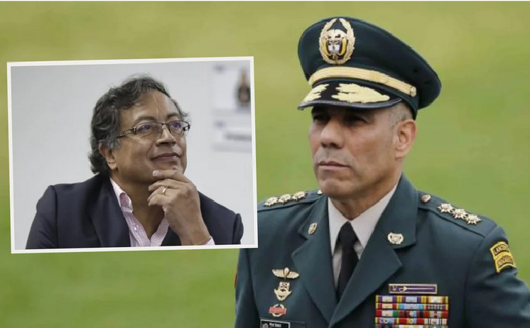 Polémica por cruce de declaraciones entre general del Ejército colombiano y Petro