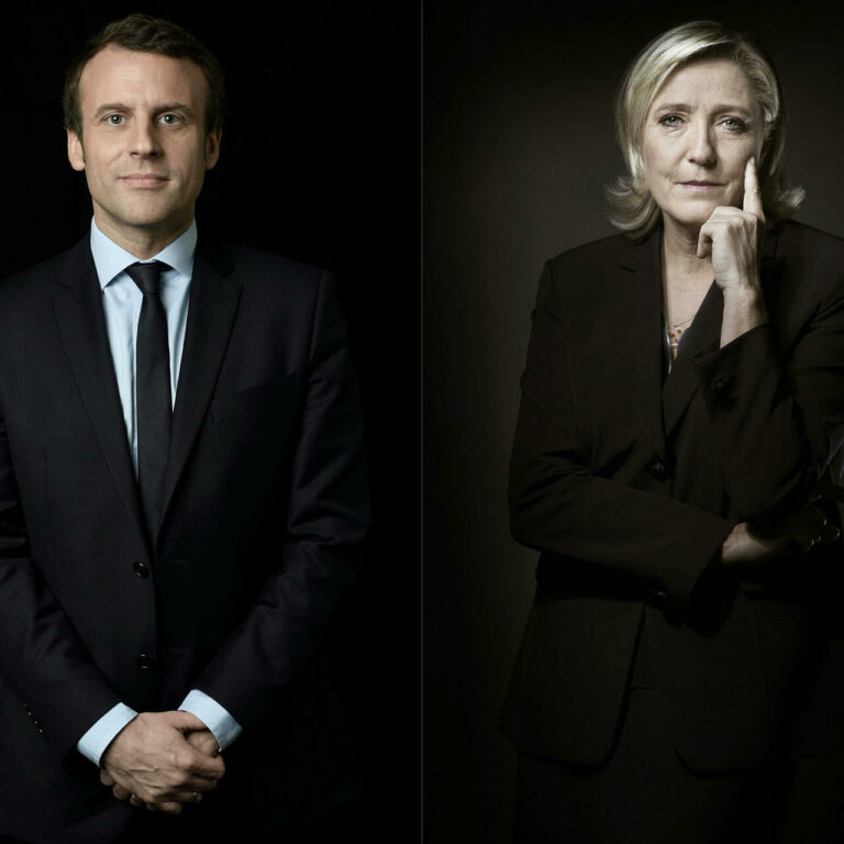 Elecciones en Francia son lideradas por Macron y Le Pen