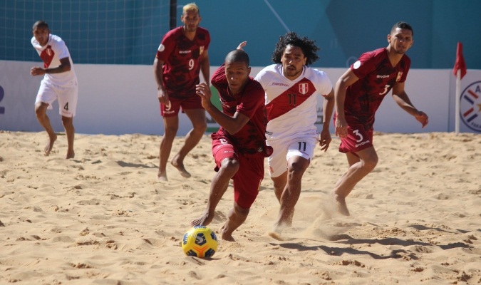 La Vinotinto de fútbol playa le ganó a Perú