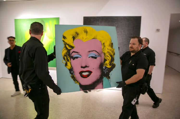 Retrato de Marilyn Monroe es subastado en 195 millones de dólares