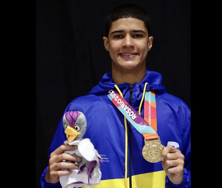 Joaquín Sánchez gana Oro en los Juegos Suramericanos de la Juventud