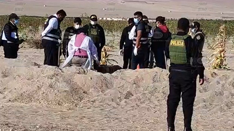 Dos venezolanos fueron asesinados y enterrados dentro de maletas en el desierto de Perú