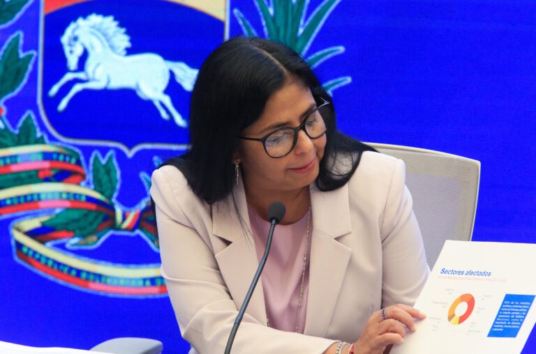 Delcy Rodríguez: «El país se coloca en el octavo puesto en América Latina y en el Caribe en incremento de sus exportaciones»